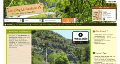 Desktop Screenshot of camping-la-turelure.com